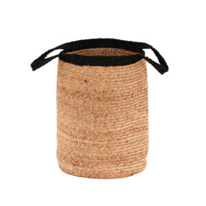 Pune – Basket – Noir, Naturel – ⌀35 cm