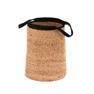 Pune – Basket – Noir, Naturel – ⌀35 cm