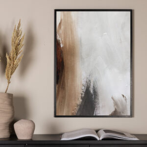 Calico – Décoration murale – Blanc – 40 x 30 cm