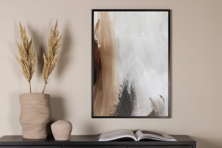 Calico – Décoration murale – Blanc – 100 x 70 cm