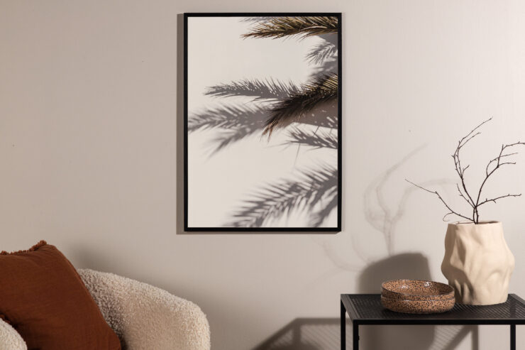 Shadow – Décoration murale – Beige – 70 x 50 cm