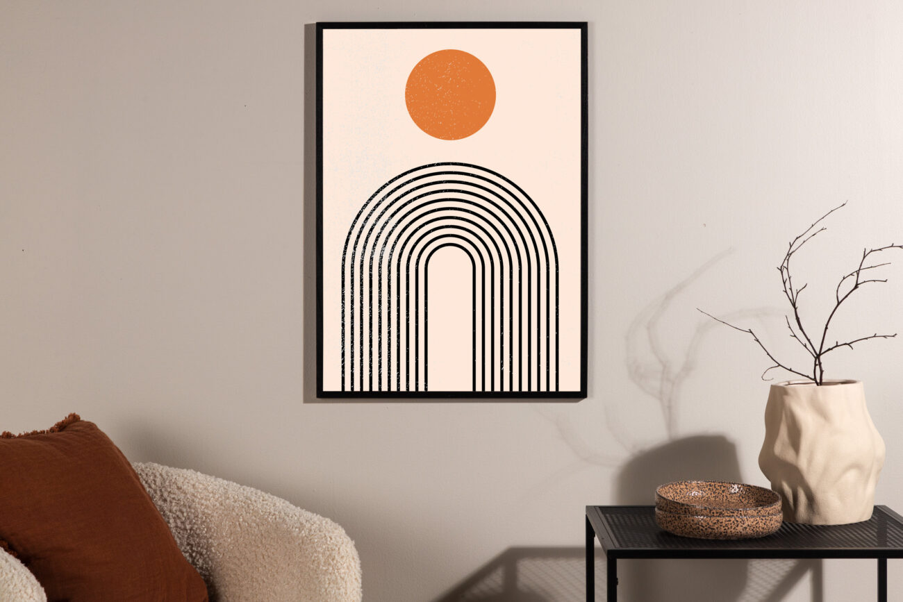 Tempel – Décoration murale – Beige – 100 x 70 cm