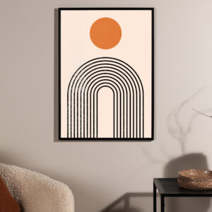 Tempel – Décoration murale – Beige – 100 x 70 cm