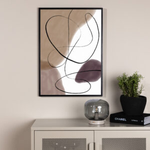 Lines – Décoration murale – Beige – 30 x 21 cm