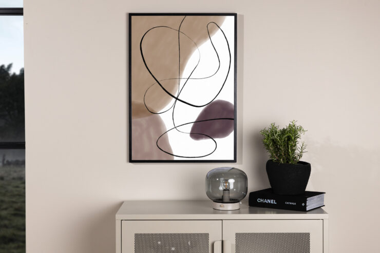 Lines – Décoration murale – Beige – 30 x 21 cm