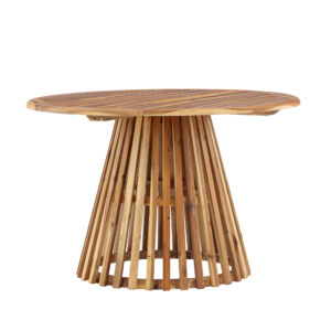 Lumpur – Table à manger ronde – Naturel – ⌀120 cm