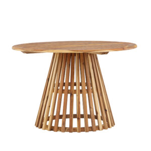 Lumpur – Table à manger ronde – Naturel – ⌀120 cm