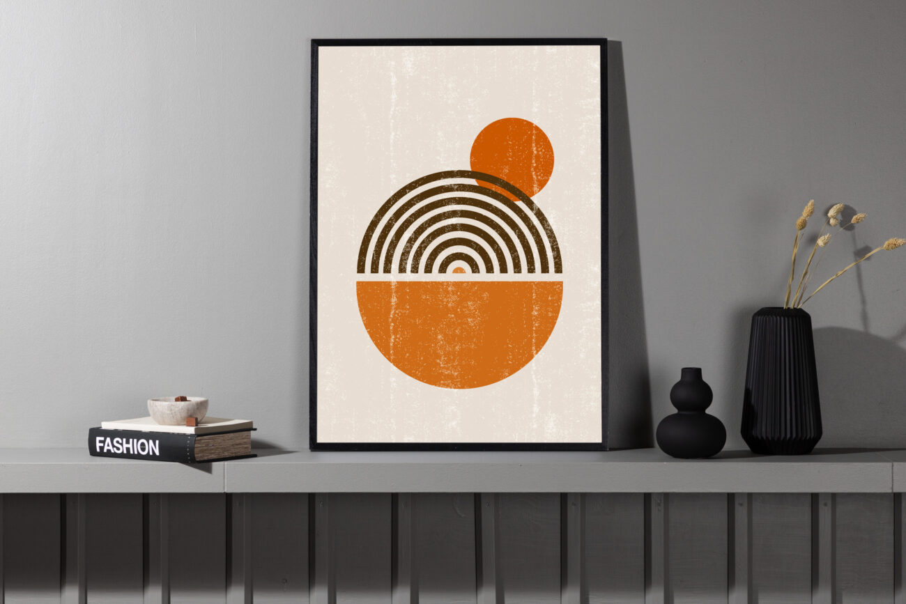 Hathor – Décoration murale – Beige – 70 x 50 cm