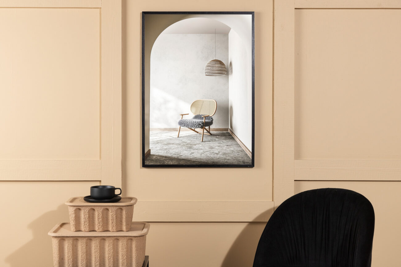 Lounge Chair – Décoration murale – Beige – 40 x 30 cm