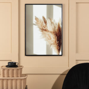Pampas – Décoration murale – Beige – 30 x 21 cm