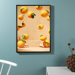 Lemons – Décoration murale – Beige – 40 x 30 cm