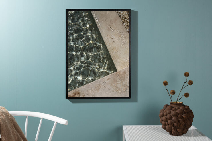 Pool – Décoration murale – Beige – 30 x 21 cm
