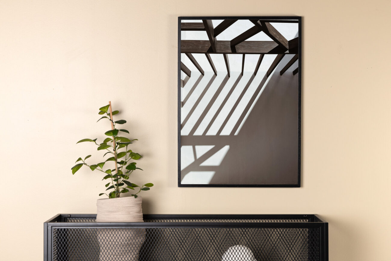 Roof – Décoration murale – Blanc – 100 x 70 cm