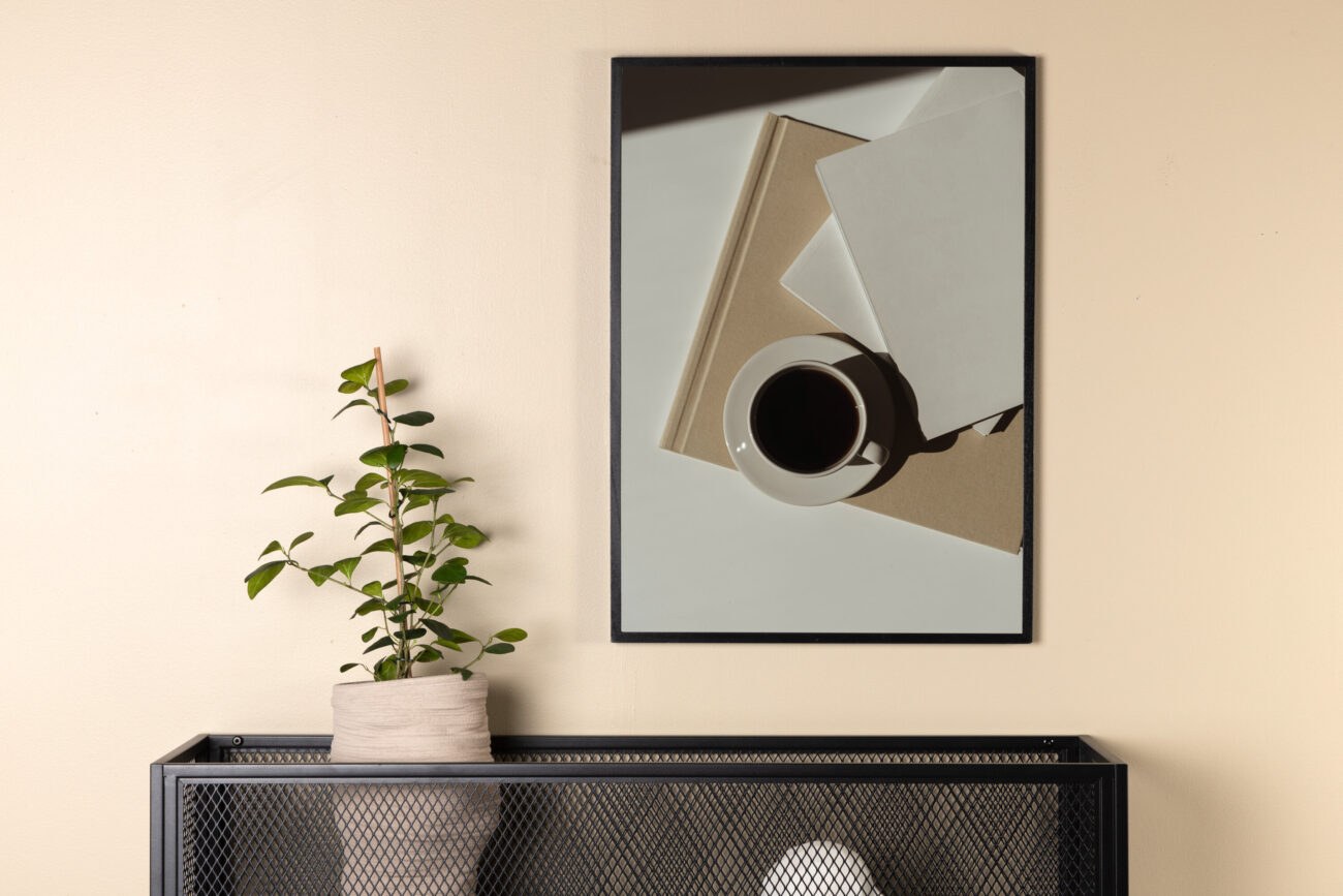 Coffee – Décoration murale – Blanc – 40 x 30 cm