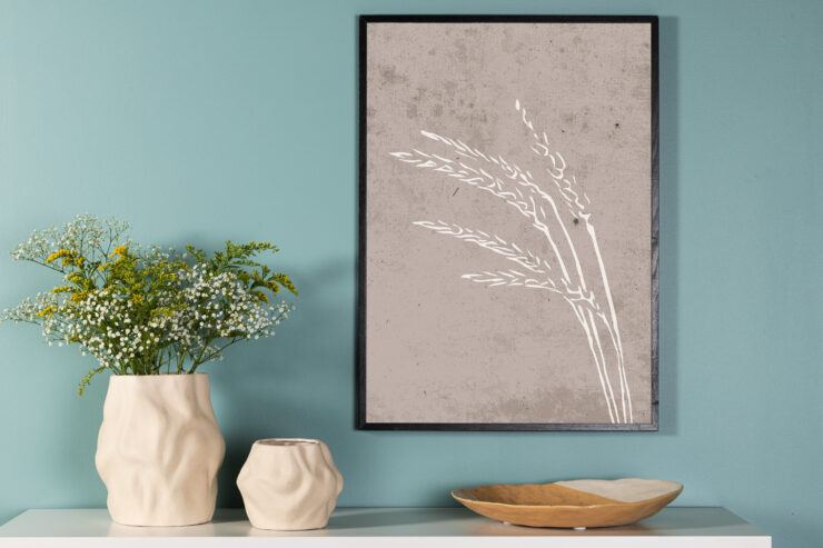 Seeds – Décoration murale – Beige – 40 x 30 cm