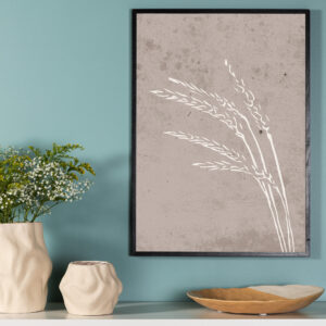 Seeds – Décoration murale – Beige – 70 x 50 cm
