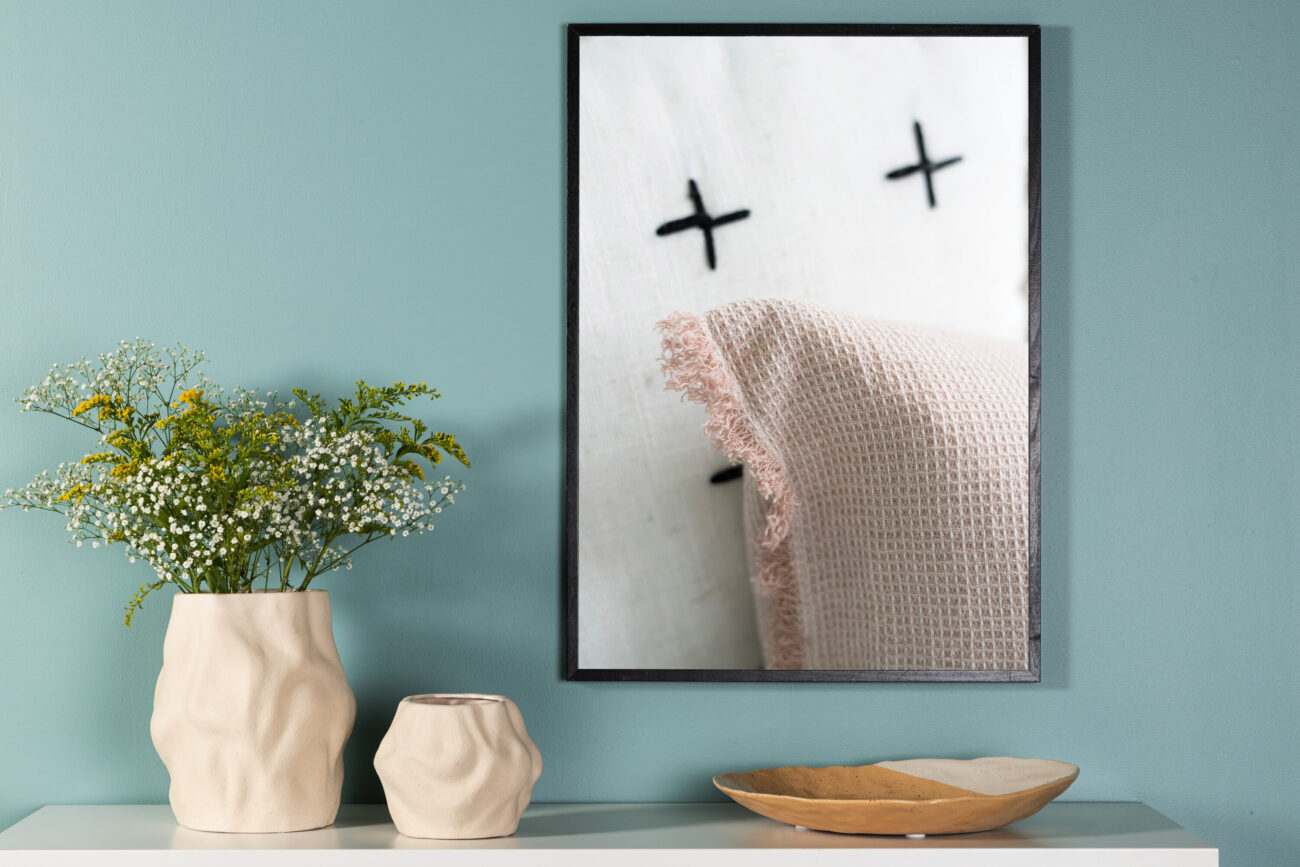 Pillow – Décoration murale – Beige – 40 x 30 cm