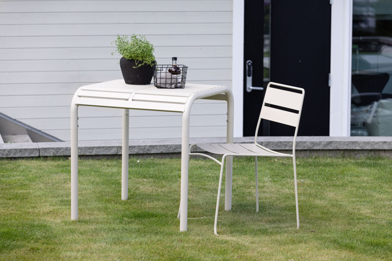 Borneo – Table de café – Beige – 70 x 70 cm