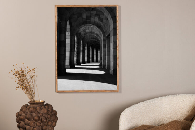 Walkway – Décoration murale – Beige – 70 x 50 cm