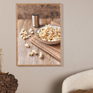 Popcorn – Décoration murale – Beige – 70 x 50 cm