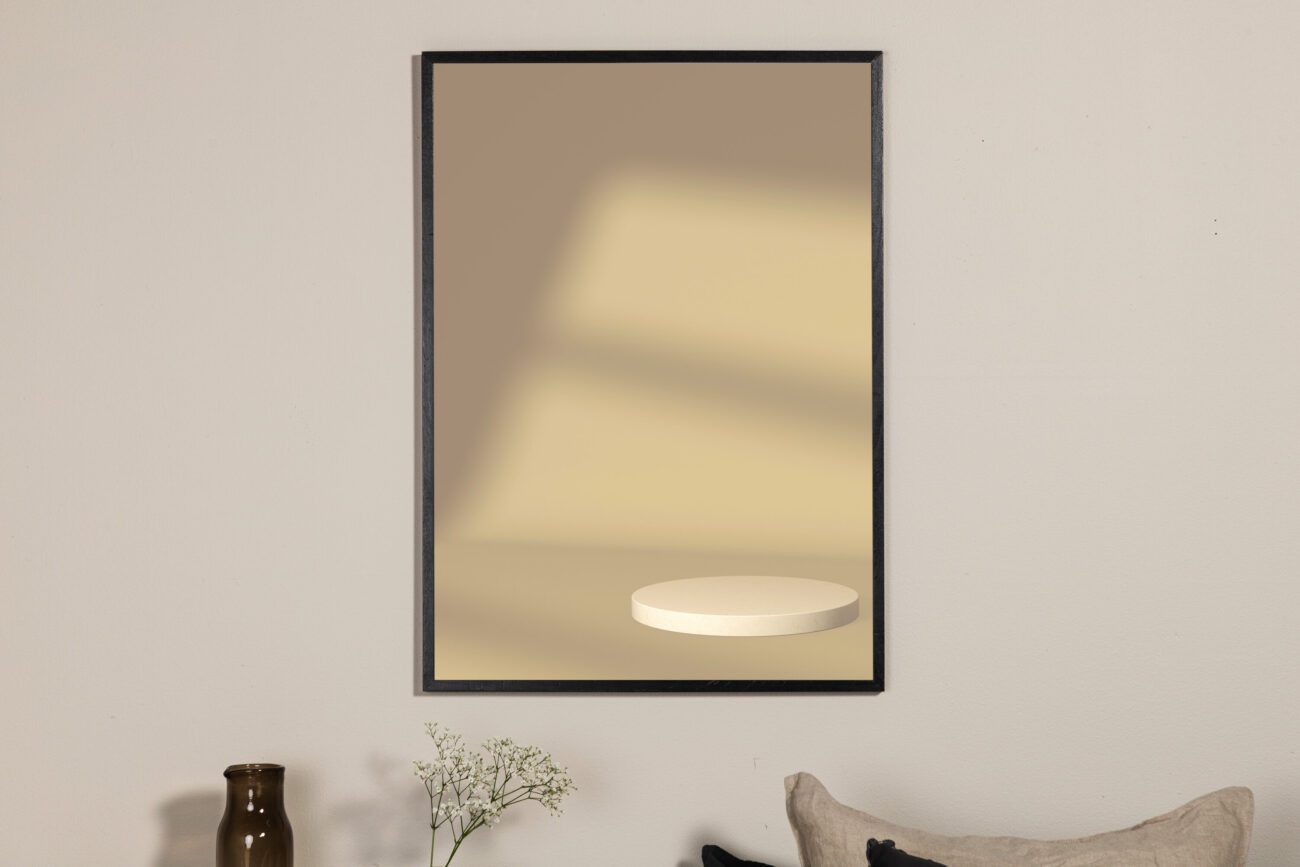 Window light – Décoration murale – Jaune – 40 x 30 cm