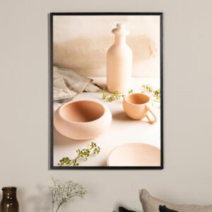 Ceramics – Décoration murale – Beige – 30 x 21 cm