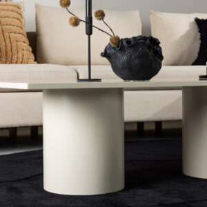 Sandvika – Table basse – Beige – 120 x 50 cm