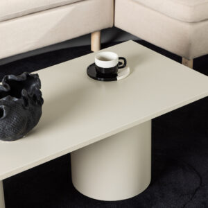 Sandvika – Table basse – Beige – 120 x 50 cm