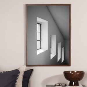 Widows – Décoration murale – Noir, Blanc, Gris – 70 x 50 cm