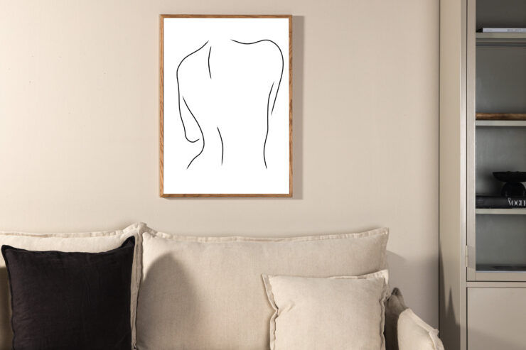 Women – Décoration murale – Noir, Blanc – 40 x 30 cm