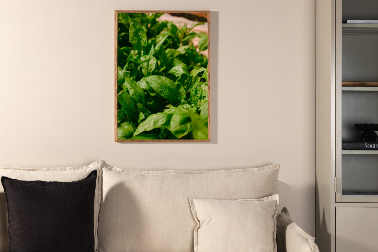 Gree leaf – Décoration murale – Vert – 100 x 70 cm