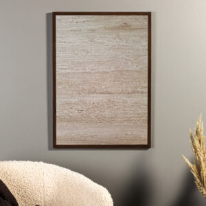 Stone wall – Décoration murale – Beige – 30 x 21 cm
