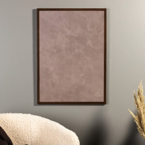 Structure paint – Décoration murale – Marron – 70 x 50 cm