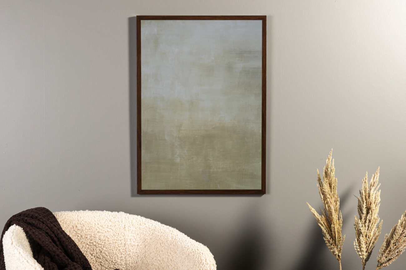 Painted art – Décoration murale – Vert – 100 x 70 cm