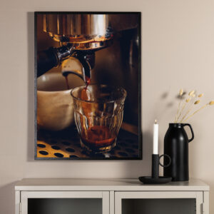 Barrista – Décoration murale – Marron – 70 x 50 cm
