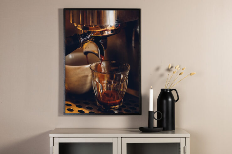 Barrista – Décoration murale – Marron – 70 x 50 cm