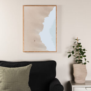 Beach – Décoration murale – Beige – 40 x 30 cm