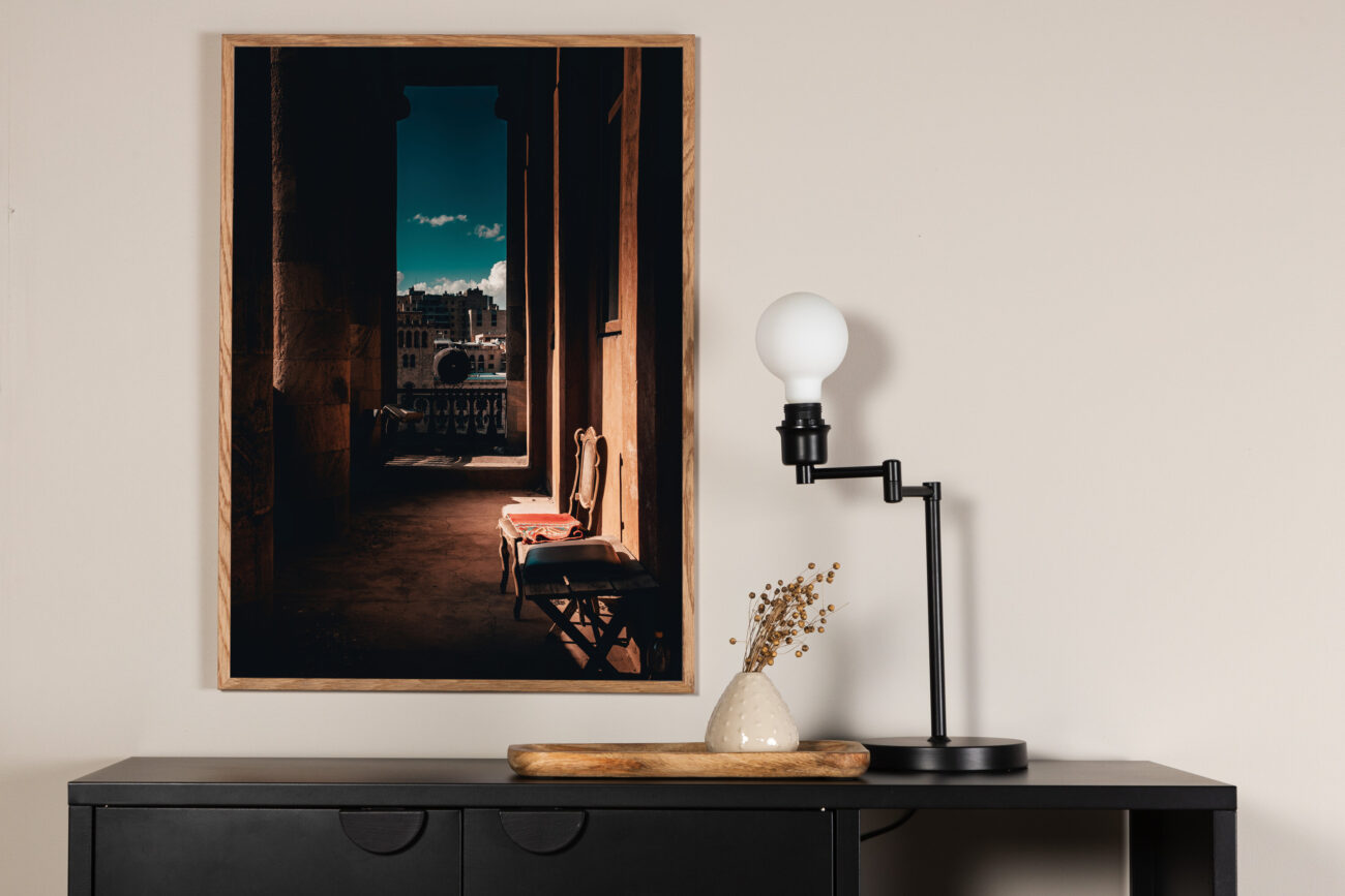Tunnel vision – Décoration murale – Marron – 30 x 21 cm
