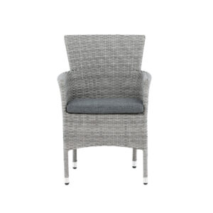 Malina – Chaise de salle à manger – Gris – 60 x 86 x 58 cm