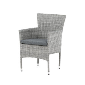 Malina – Chaise de salle à manger – Gris – 60 x 86 x 58 cm