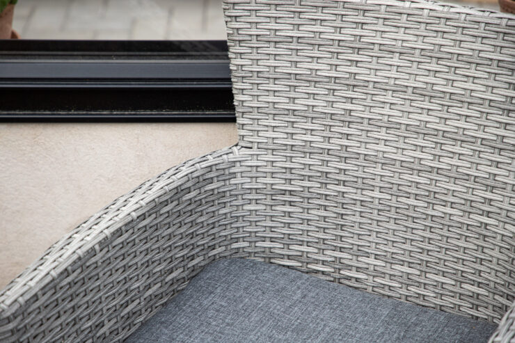 Malina – Chaise de salle à manger – Gris – 60 x 86 x 58 cm