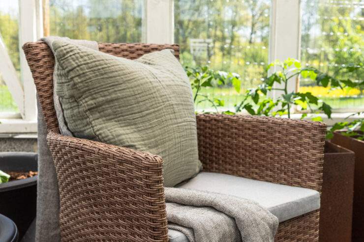 Malina – Chaise de salle à manger – Naturel – 60 x 86 x 58 cm