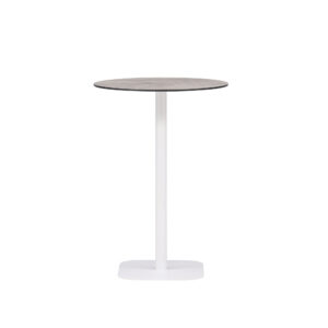 Milano – Table de bar – Gris, Blanc – ⌀70 cm
