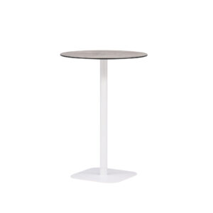 Milano – Table de bar – Gris, Blanc – ⌀70 cm