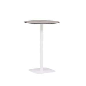 Milano – Table de bar – Gris, Blanc – ⌀70 cm