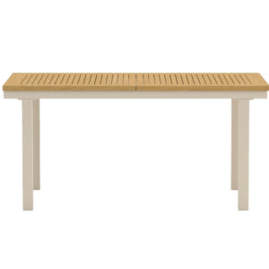Panama – Table à manger rectangulaire – Beige, Naturel – 160 x 90 cm