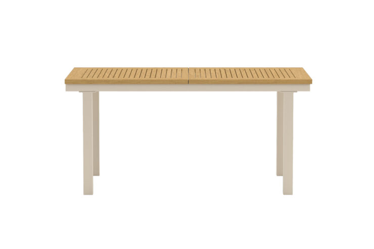 Panama – Table à manger rectangulaire – Beige, Naturel – 160 x 90 cm