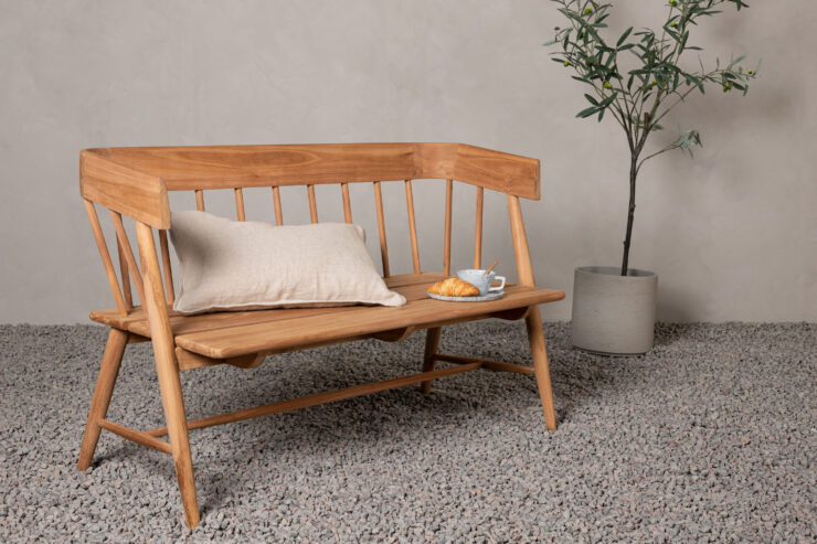Split – Bench Sofa – Naturel – 58 x 85 x 132 cm