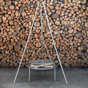 Ukunda – Brasero – Argenté – ⌀50 cm