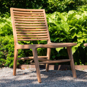 Ribbon – Fauteuil lounge – Naturel – 73 x 88 x 55 cm